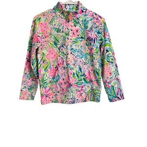 Lily Pulitzer SPF 50 Skipper Popover Top